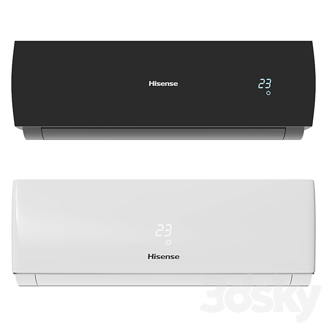 HISENSE air conditioners 3DSMax File - thumbnail 2