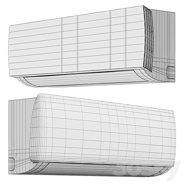 HISENSE air conditioners 3DSMax File - thumbnail 3