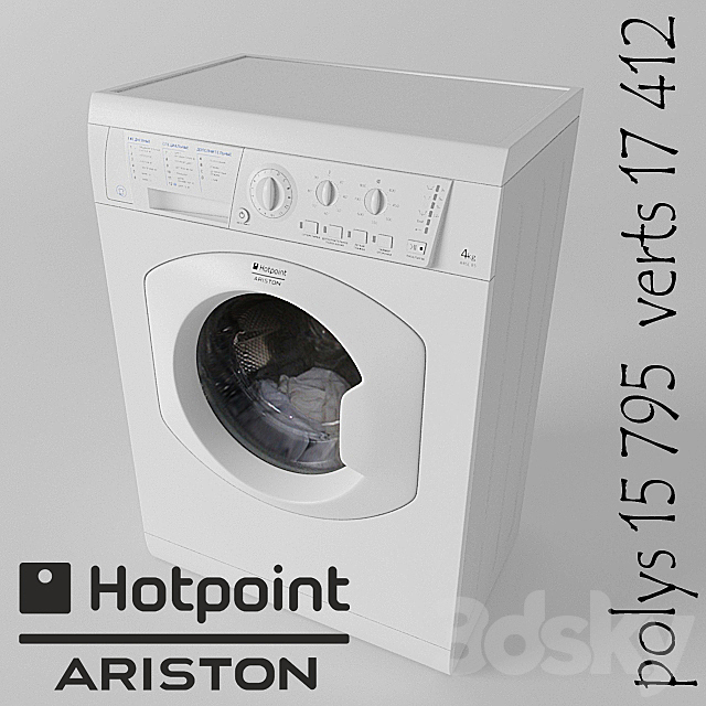 HOTPOINT ARISTON ARSL 85 3DSMax File - thumbnail 1