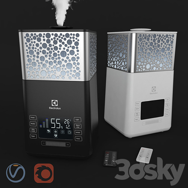 humidifier Electrolux EHU-3710D 3ds Max - thumbnail 1