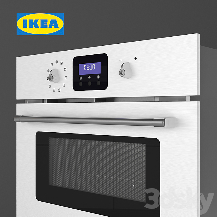 IKEA. Combined microwave oven GRENSLES 3DS Max - thumbnail 2