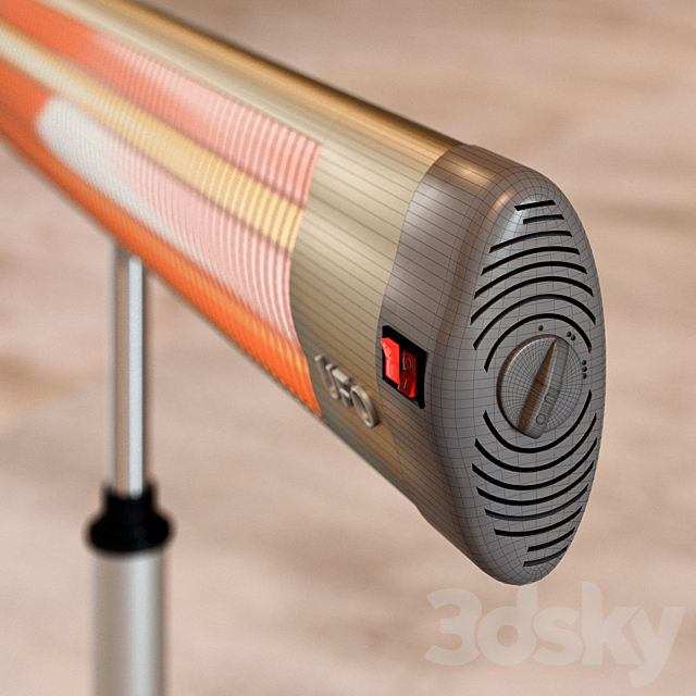 Infrared heater UFO LINE L _ 30 3ds Max - thumbnail 2