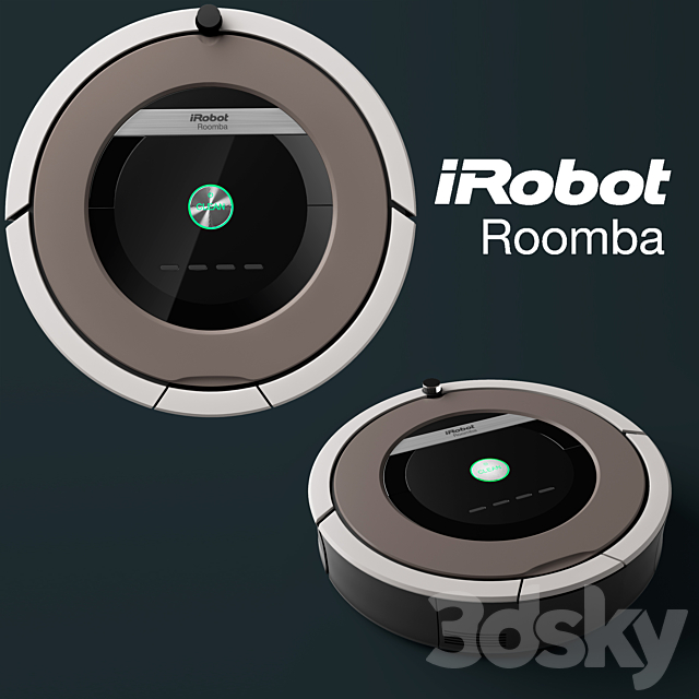 IRobot Roomba 3ds Max - thumbnail 1