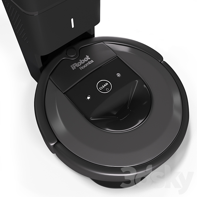 IRobots Robot Vacuum Cleaners 3DS Max Model - thumbnail 2