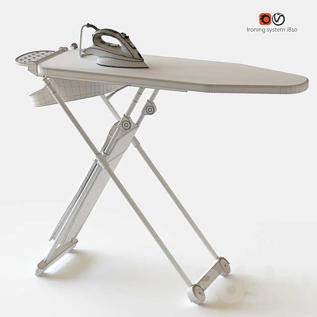 Ironing board BORK i810 3DS Max Model - thumbnail 5