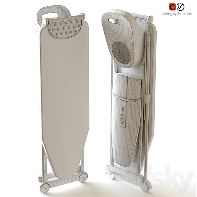 Ironing board BORK i810 3DS Max Model - thumbnail 6