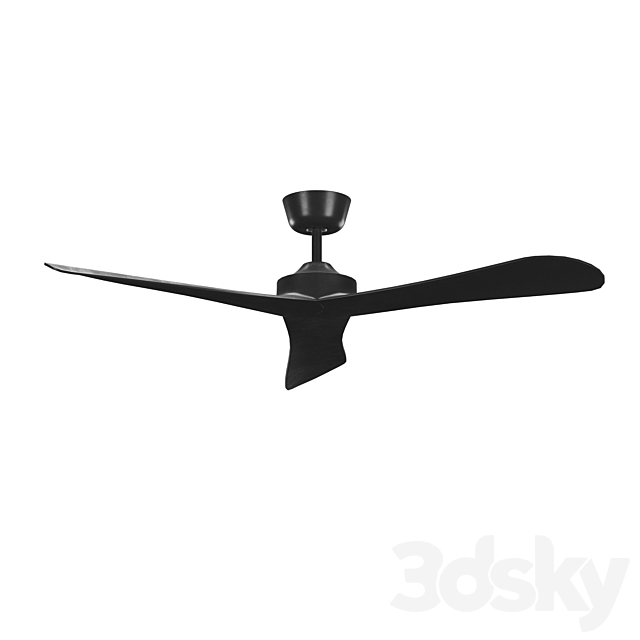 Juno DC Ceiling Fan 3DS Max Model - thumbnail 2