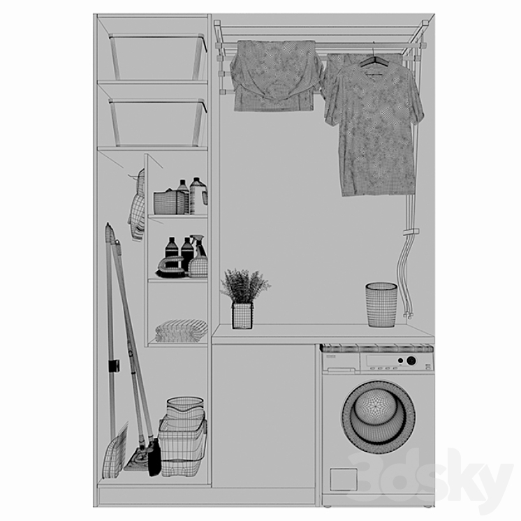 Laundry 3DS Max - thumbnail 2