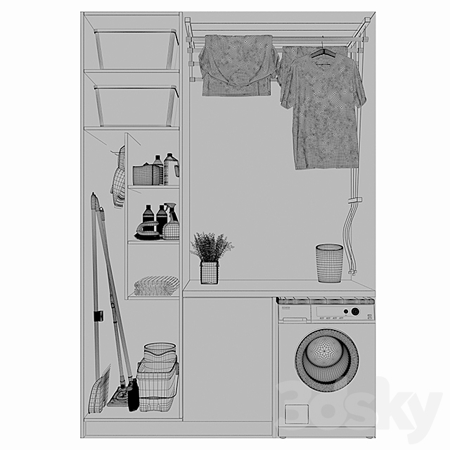 Laundry 3DSMax File - thumbnail 2