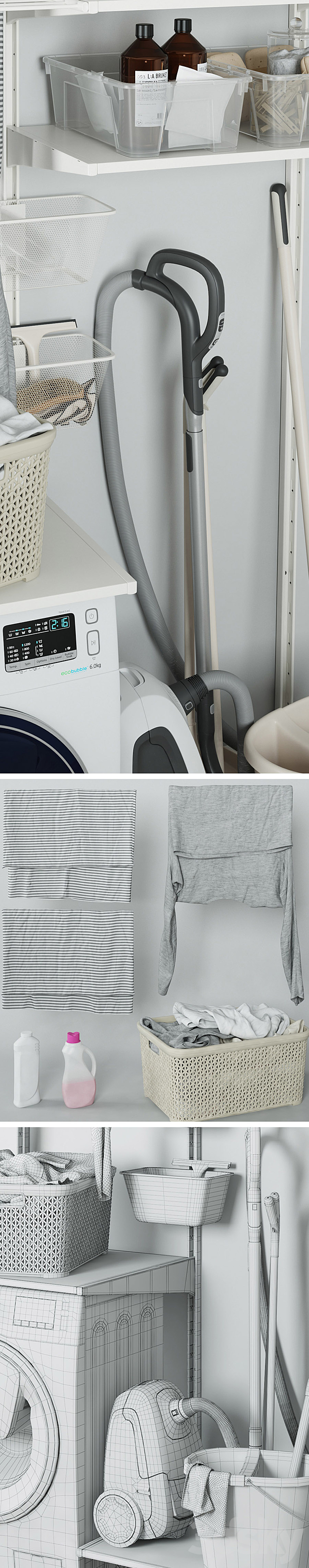 Laundry | Set 2 3DSMax File - thumbnail 3