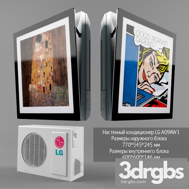 LG A09AW1 3dsmax Download - thumbnail 1