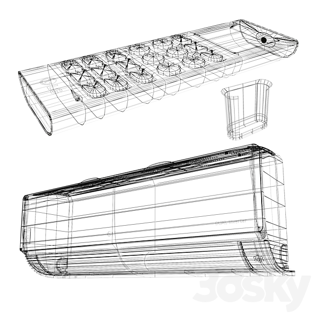 LG – P12SP DUAL Inverter 3ds Max - thumbnail 3