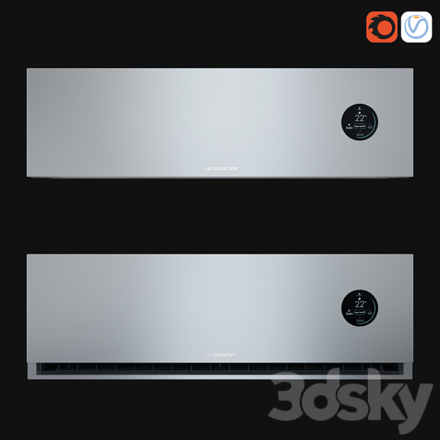 LG SIGNATURE air conditioning 3DSMax File - thumbnail 3