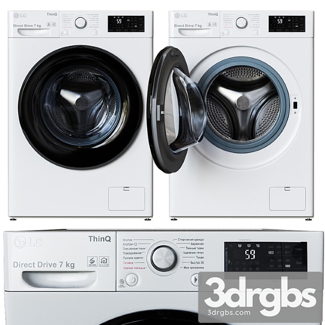 Lg washer f2v3hs6w - thumbnail 1