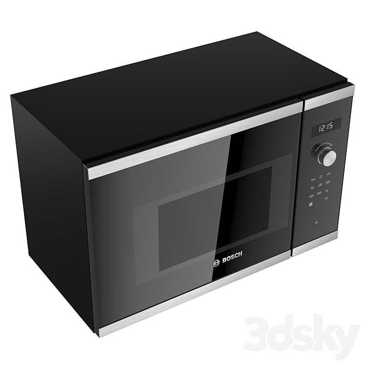 Microwave oven Bosch BFL524MS0 3DS Max - thumbnail 2