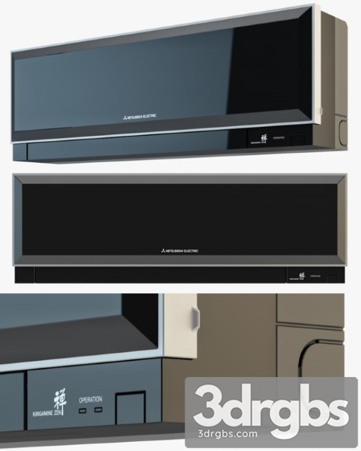 Mitsubishi Electric MSZEF 3dsmax Download - thumbnail 1