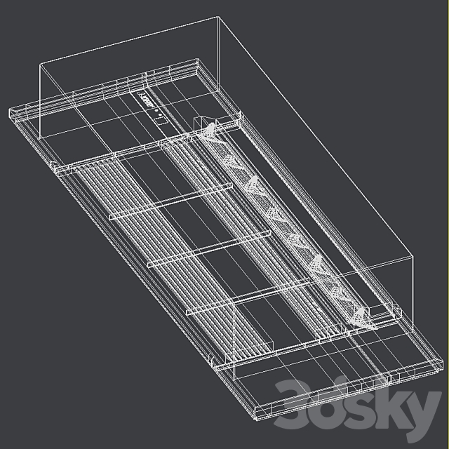 Mitsubishi Electric One-way Ceiling Cassette – MLZ series 3DS Max Model - thumbnail 3