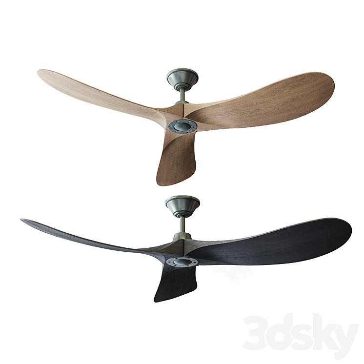 Monte Carlo Ceiling Fan 3DS Max - thumbnail 1