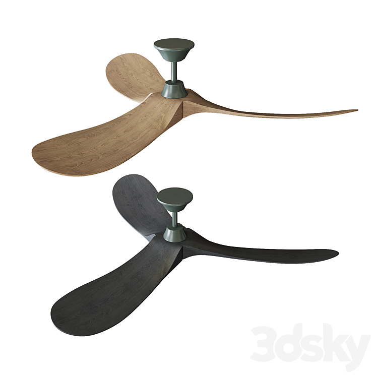 Monte Carlo Ceiling Fan 3DS Max - thumbnail 2