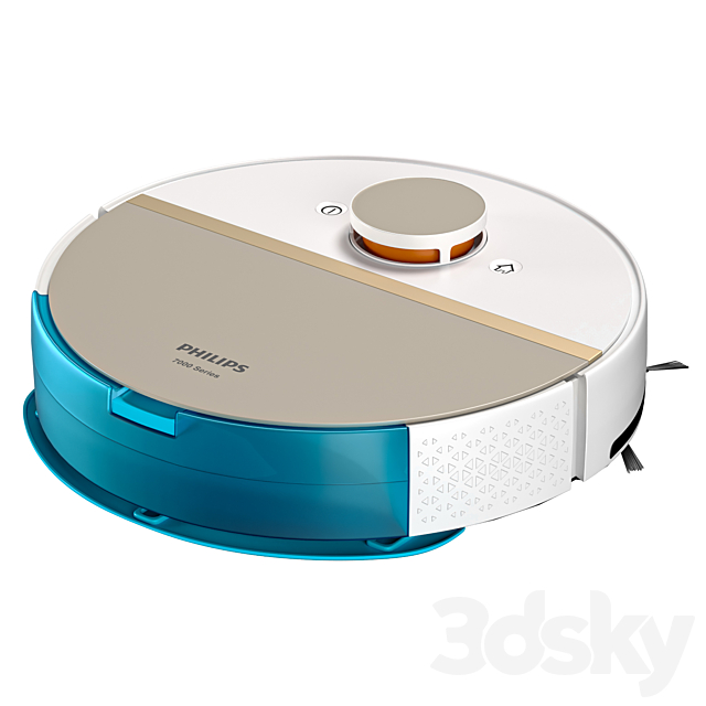 Philips HomeRun 7000 Series Robot Vacuum – XU7100 3ds Max - thumbnail 2