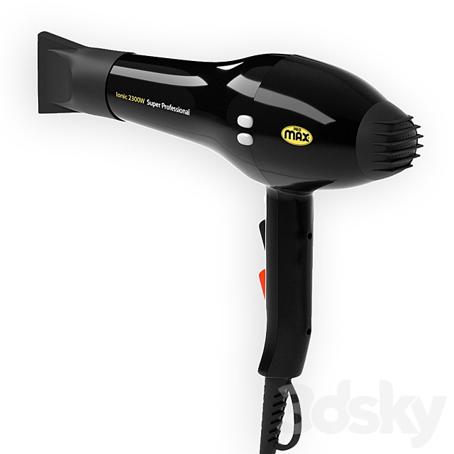 Promax Hair Dryer 3DS Max Model - thumbnail 3