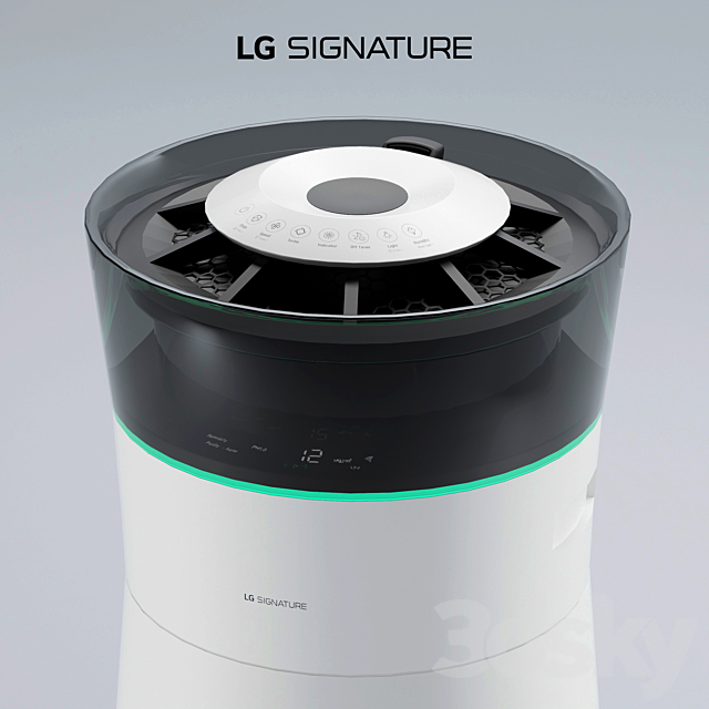 Purifier and humidifier LG LSA50A 3ds Max - thumbnail 2