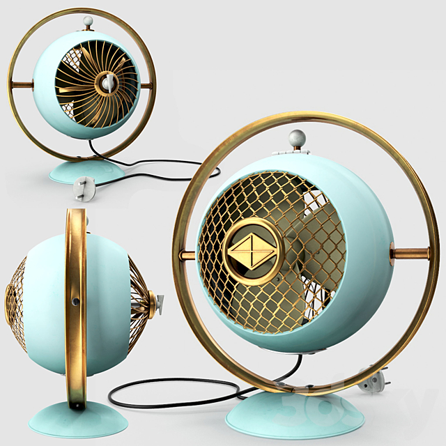 Retro fan 3DSMax File - thumbnail 1