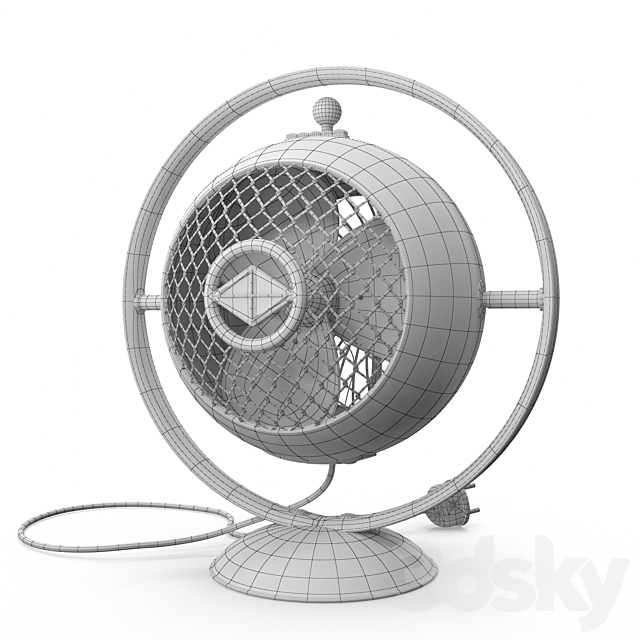 Retro fan 3DSMax File - thumbnail 2