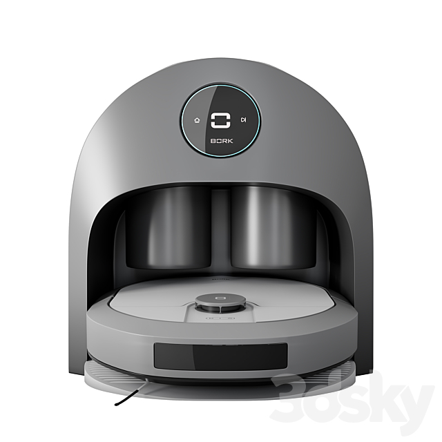 Robot vacuum cleaner Bork V530 3ds Max - thumbnail 1