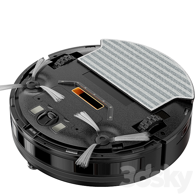 Robot vacuum cleaner Midea 3ds Max - thumbnail 3