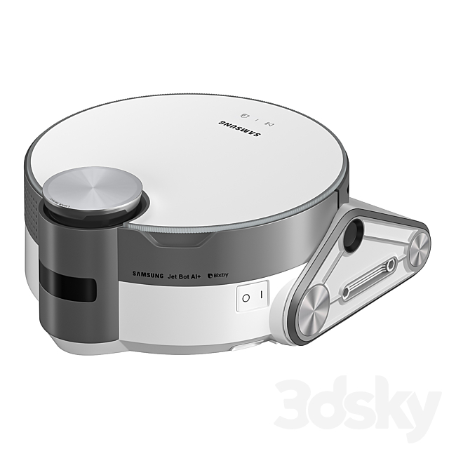 SAMSUNG BESPOKE Jet Bot AI+ Robot Vacuum VR50T95735W 3ds Max - thumbnail 1