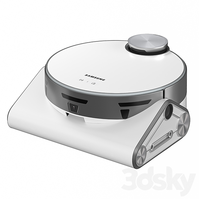 SAMSUNG BESPOKE Jet Bot AI+ Robot Vacuum VR50T95735W 3ds Max - thumbnail 2