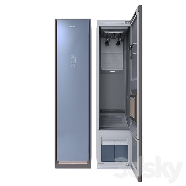 Samsung DF60R8600CG AirDresser Garment Care System 3DSMax File - thumbnail 2