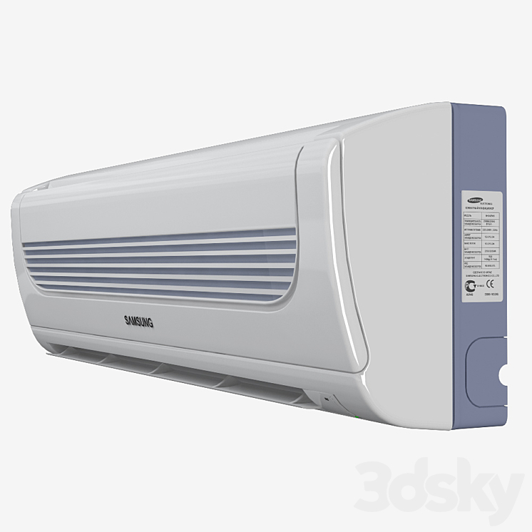 Samsung SH24ZW6 air conditioning 3DS Max - thumbnail 1