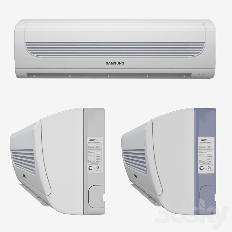 Samsung SH24ZW6 air conditioning 3DS Max - thumbnail 2