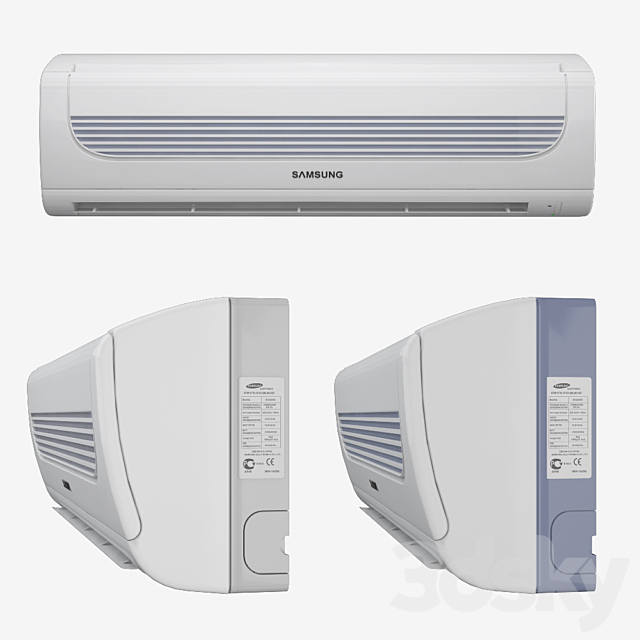 Samsung SH24ZW6 air conditioning 3DS Max Model - thumbnail 2