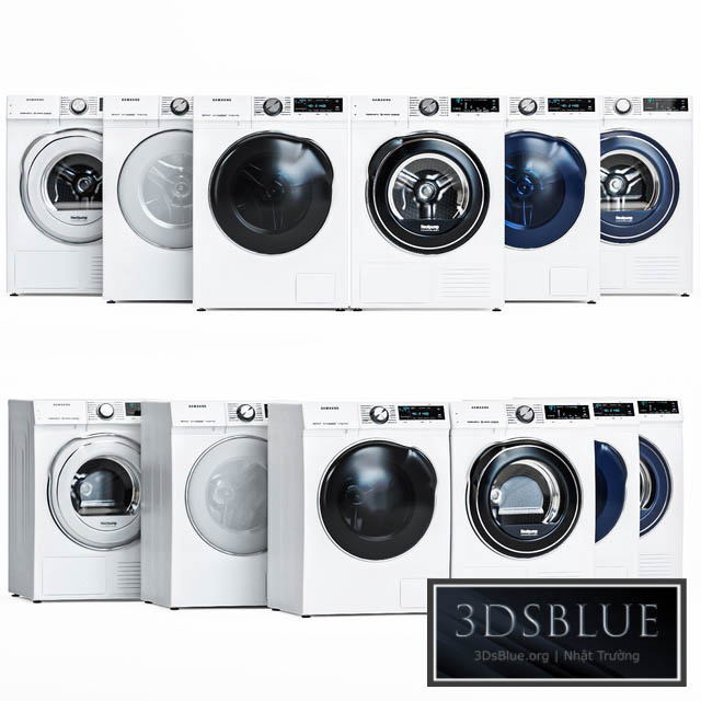 Samsung washer and dryer 3DS Max - thumbnail 3