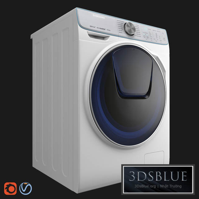 Samsung Washing Drive WW8800M washing machine 3DS Max - thumbnail 3