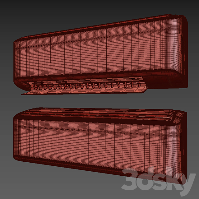 Samsung Windfree Split Air Conditioner 3DS Max Model - thumbnail 4