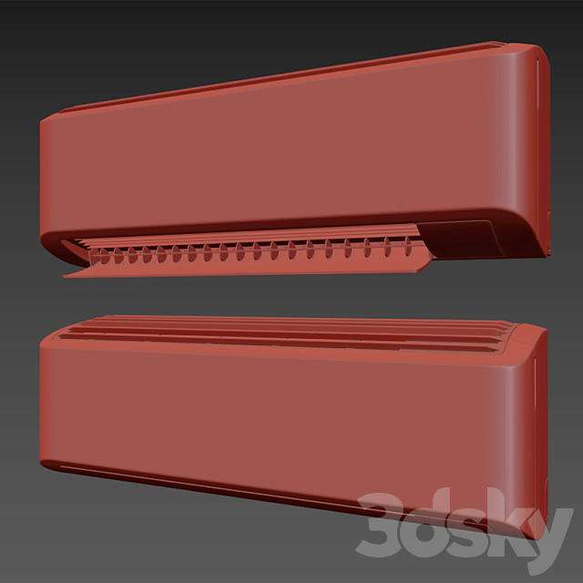 Samsung Windfree Split Air Conditioner 3DS Max Model - thumbnail 5