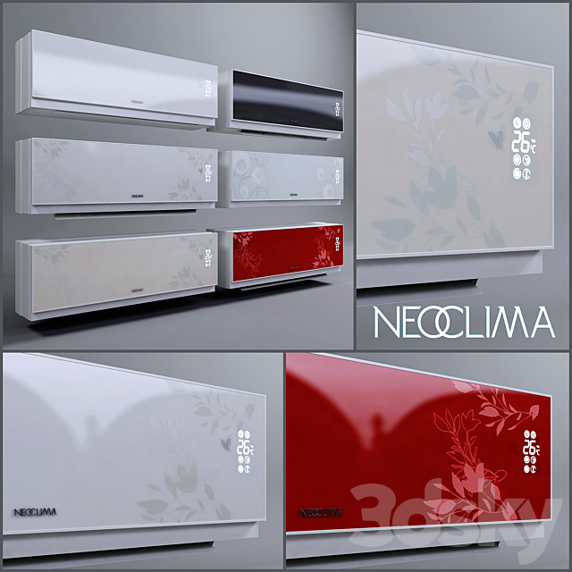 Series of air conditioners NeoArt “Neoclima” 3DSMax File - thumbnail 1