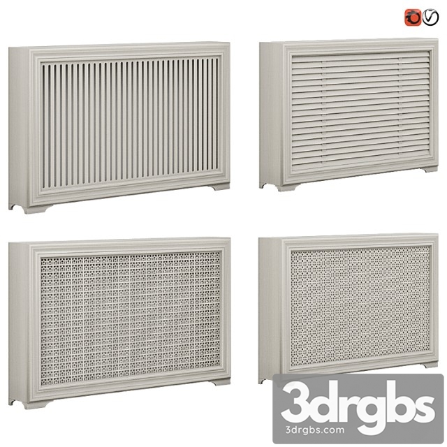 Set of radiator screen decorative 02 - thumbnail 1