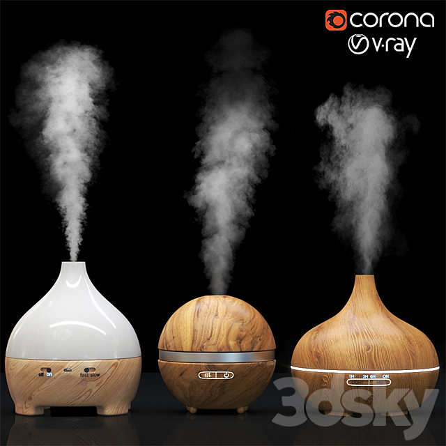 steam diffuser 001 3DSMax File - thumbnail 1