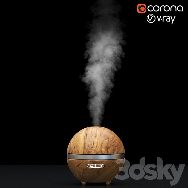 steam diffuser 001 3DSMax File - thumbnail 3