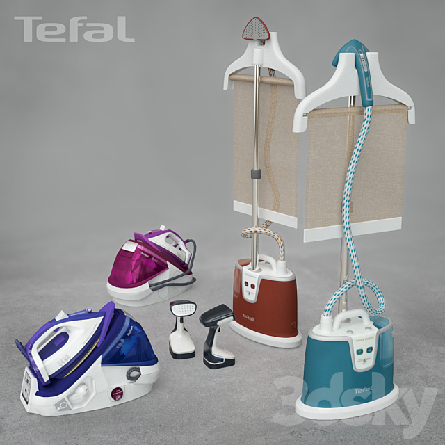 Tefal set Steamer steam generator 3DSMax File - thumbnail 1