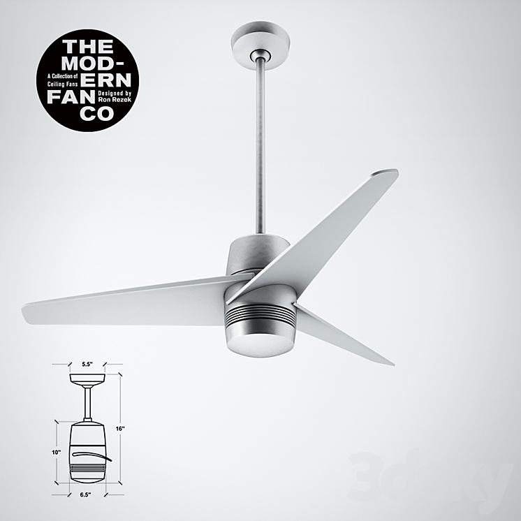 The Modern Fan – Velo 3DS Max - thumbnail 1