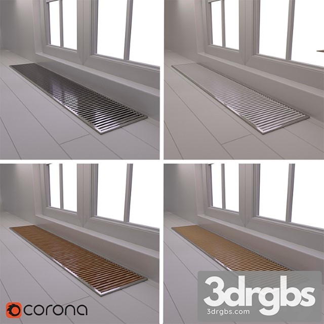 Underfloor Radiator 3dsmax Download - thumbnail 1