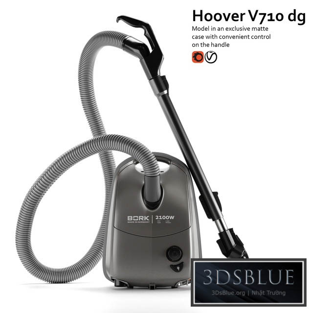 Vacuum cleaner BORK V710 dg 3DS Max - thumbnail 3