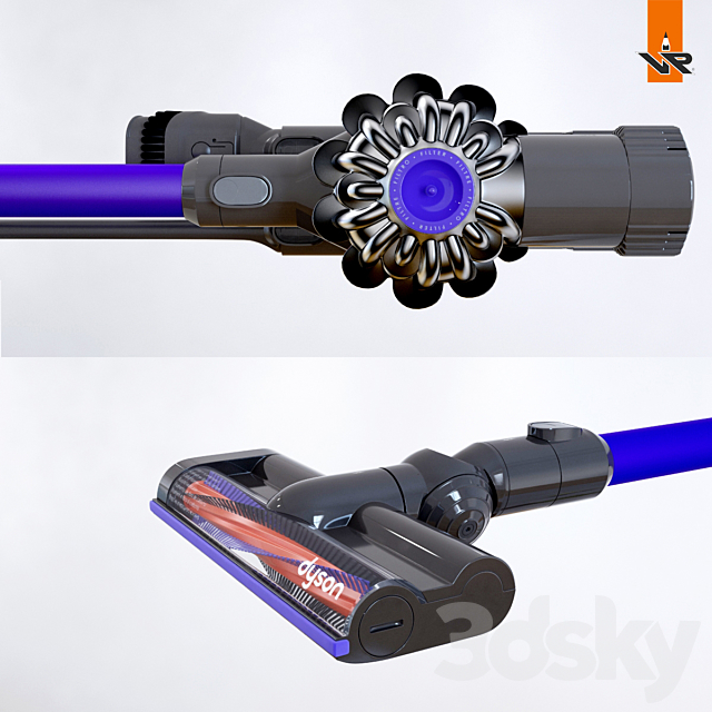 Vacuum Cleaner Dyson DC62 Animal pro 3DSMax File - thumbnail 3