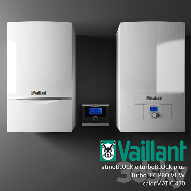 vaillant boiler 3DSMax File - thumbnail 1